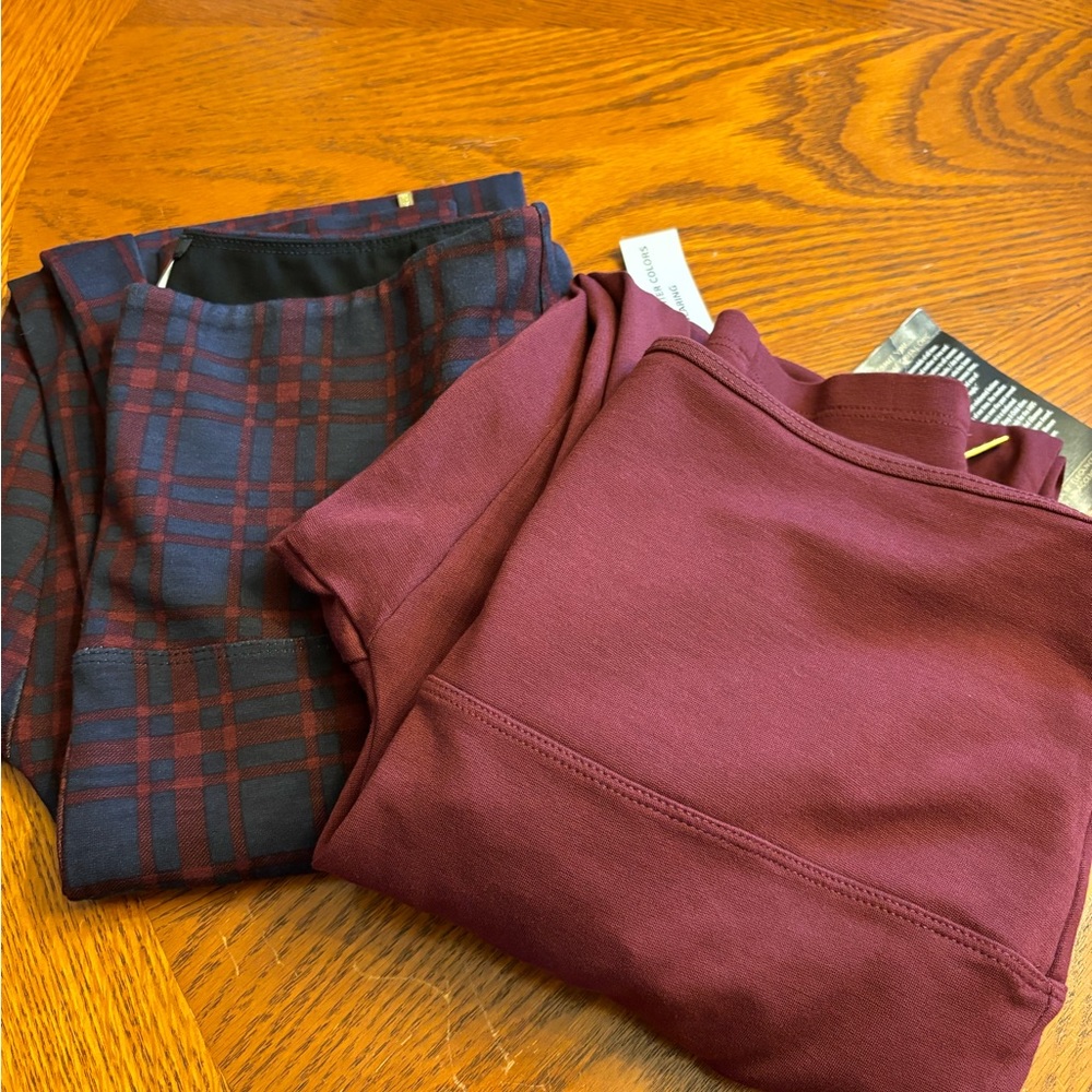 2pr IMAN global chic leggings NWT - Picture 1 of 10